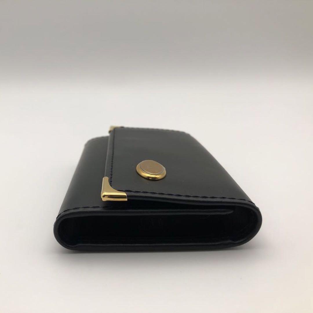 【セール中】dunhill ダンヒル 6連 レザーキーケース ブラックゴールド