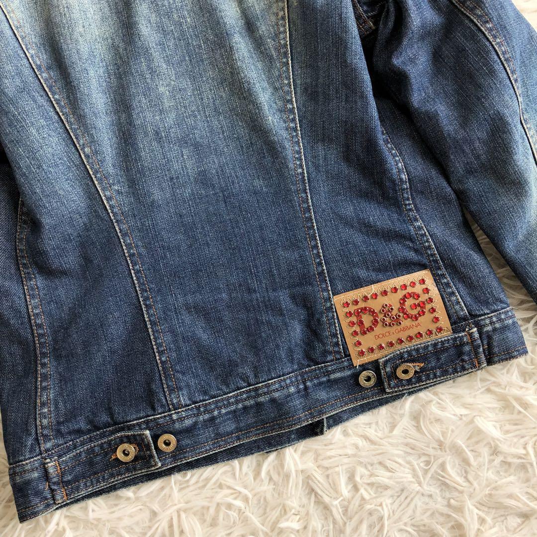 ドルチェアンドガッバーナ デニムジャケット XS レオパード