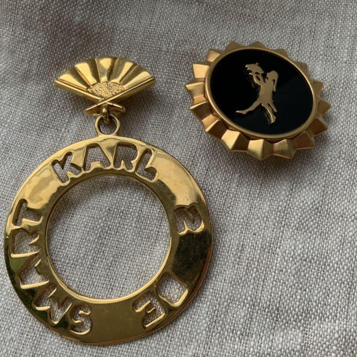 No968 KARL LAGERFELD 希少 イヤリング