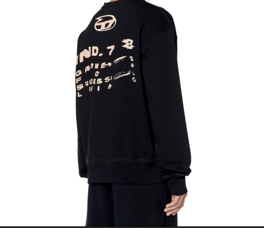 DIESEL スウェット クルーネック トレーナー ディーゼル DIESEL クルーネックスウェットシャツ トレーナー