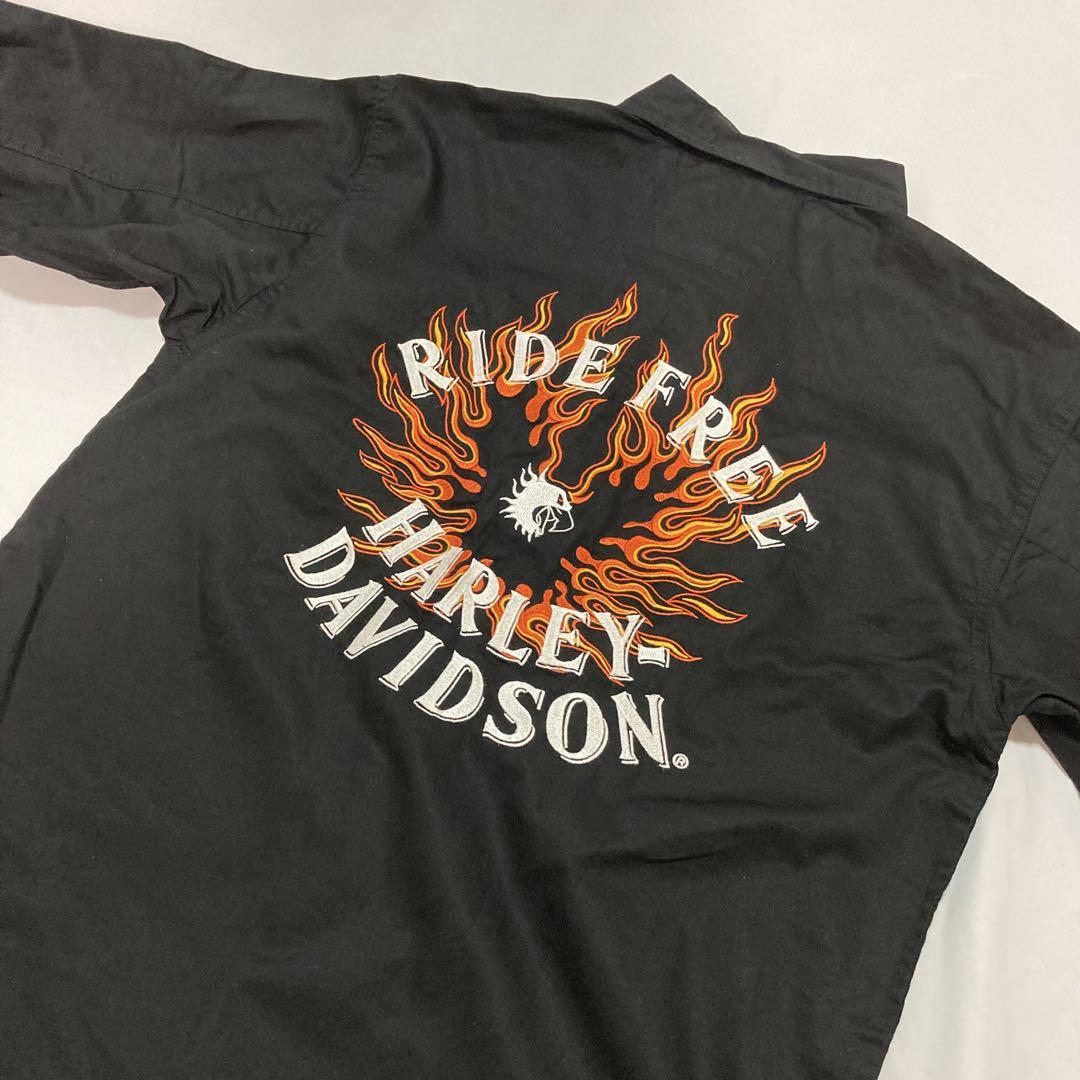 Harley-Davidson ハーレー バック刺繍 新品タグ付 長袖シャツ