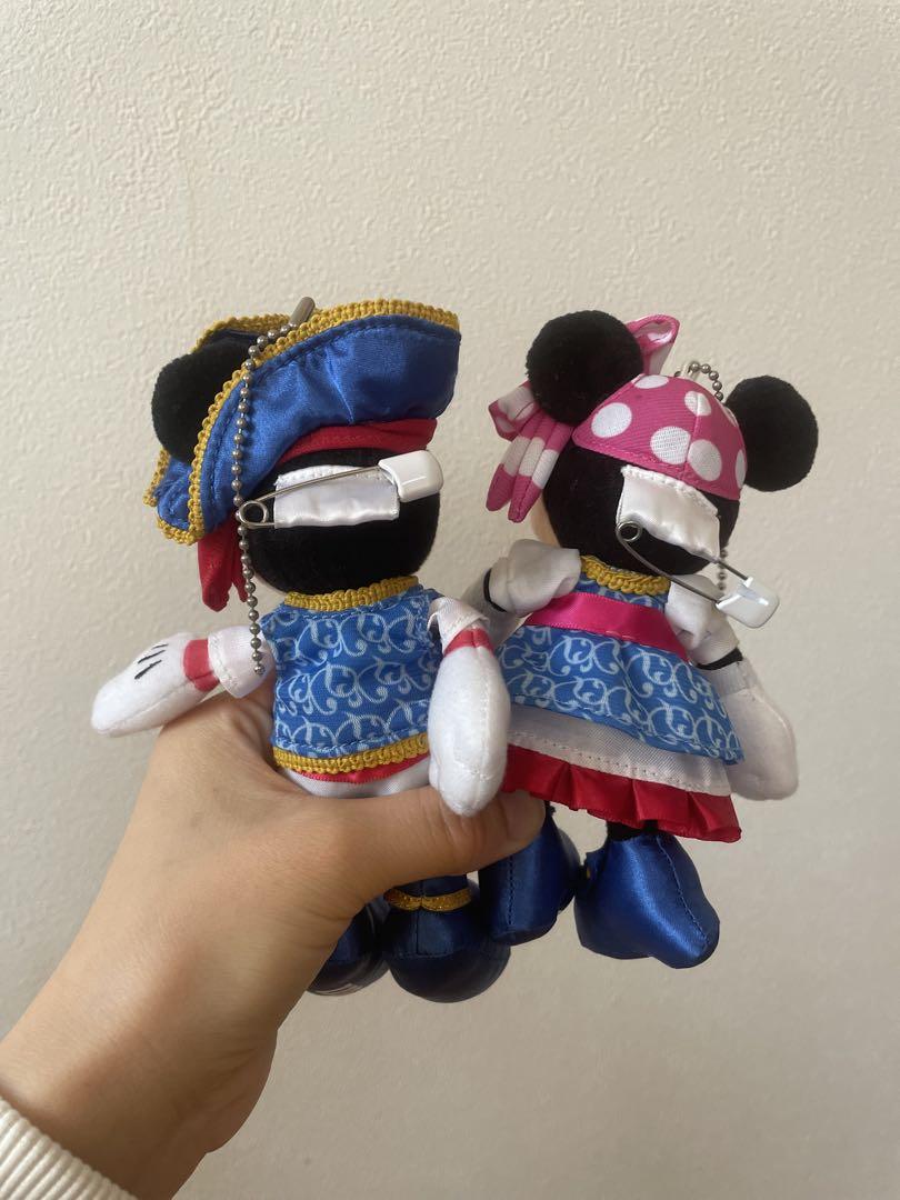 ミッキー　ミニー　パイレーツ　ぬいぐるみバッジ　海賊 ミッキー ミニー パイレーツ ぬいぐるみバッジ 海賊 ディズニー