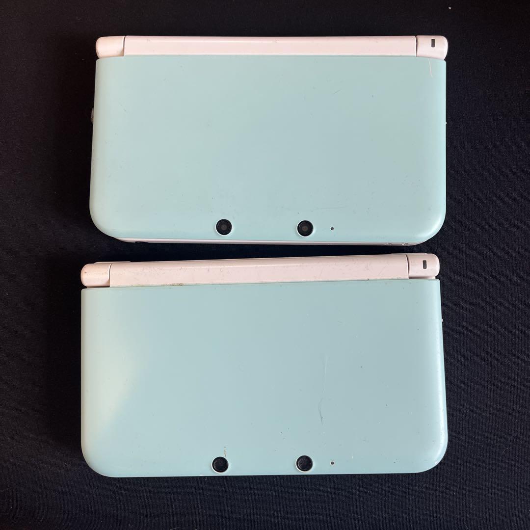 ニンテンドー3DS LL ミントグリーンとホワイト 2点