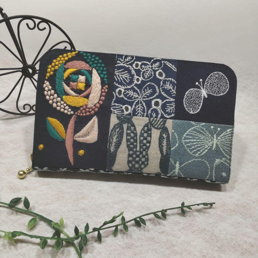 ☆専用☆ミナペルホネン☆コンパクトウォレット☆ハンドメイド ミナペルホネン 親子がま口財布(コンパクト) シンフォニー