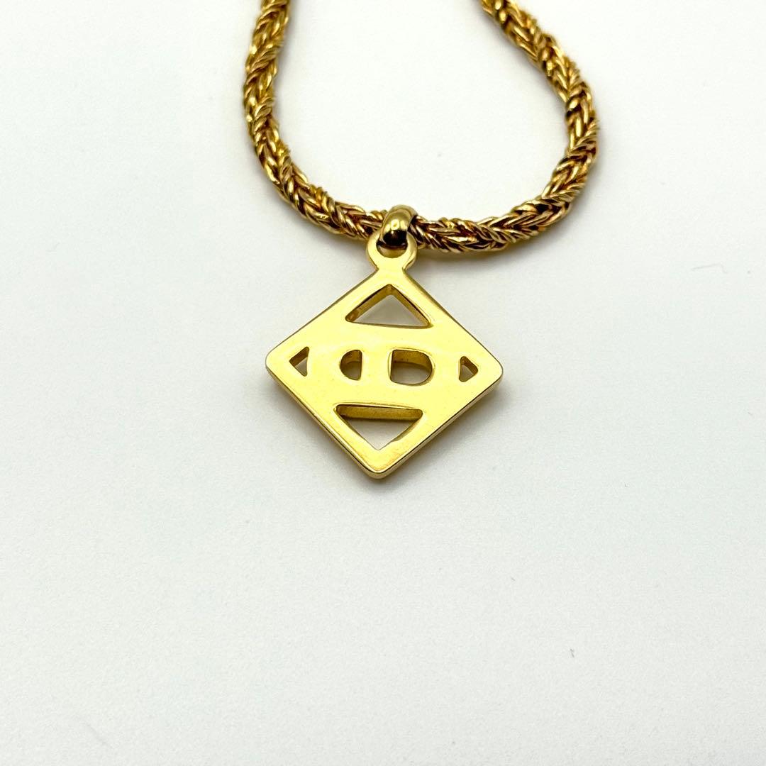 ディオール ネックレス ゴールド ラインストーン CDロゴ