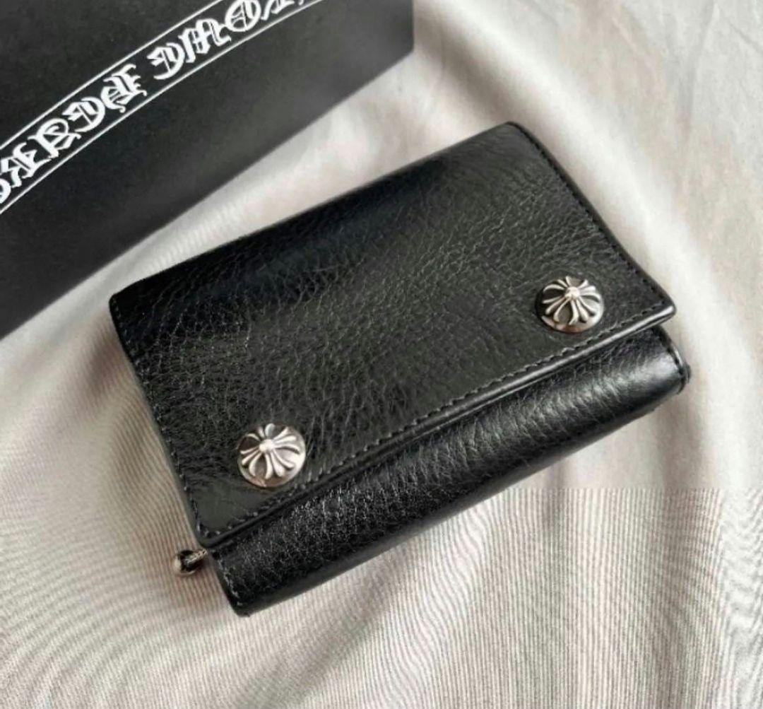 【美品！至極の逸品】クロムハーツ スリーフォールド ウォレット 財布