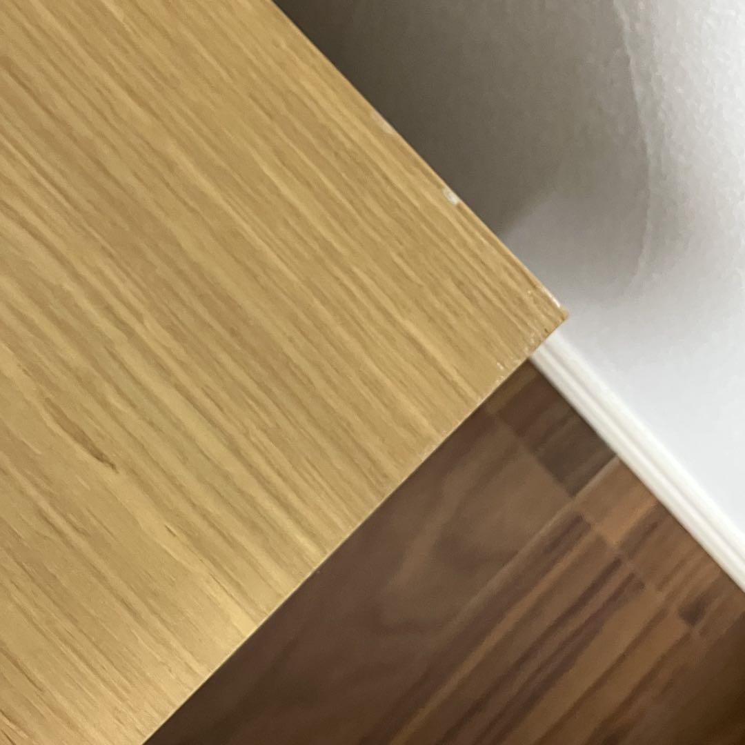 無印良品　木製収納ケース　引出し式　4段　ワイド　ナチュラル　オーク材