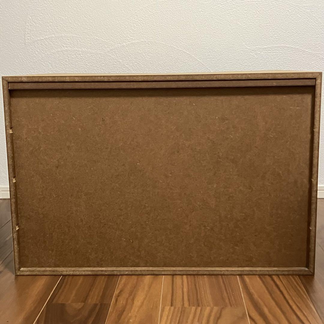 無印良品　木製収納ケース　引出し式　4段　ワイド　ナチュラル　オーク材