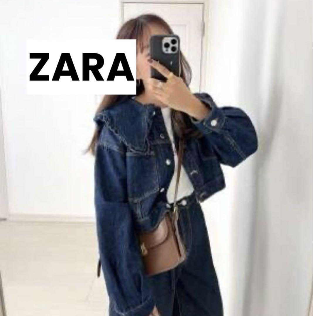 ZARA ザラ ピーターパンカラー デニムジャケット - メルカリ ZARA ザラ ピーターパンカラー デニムジャケット - メルカリ