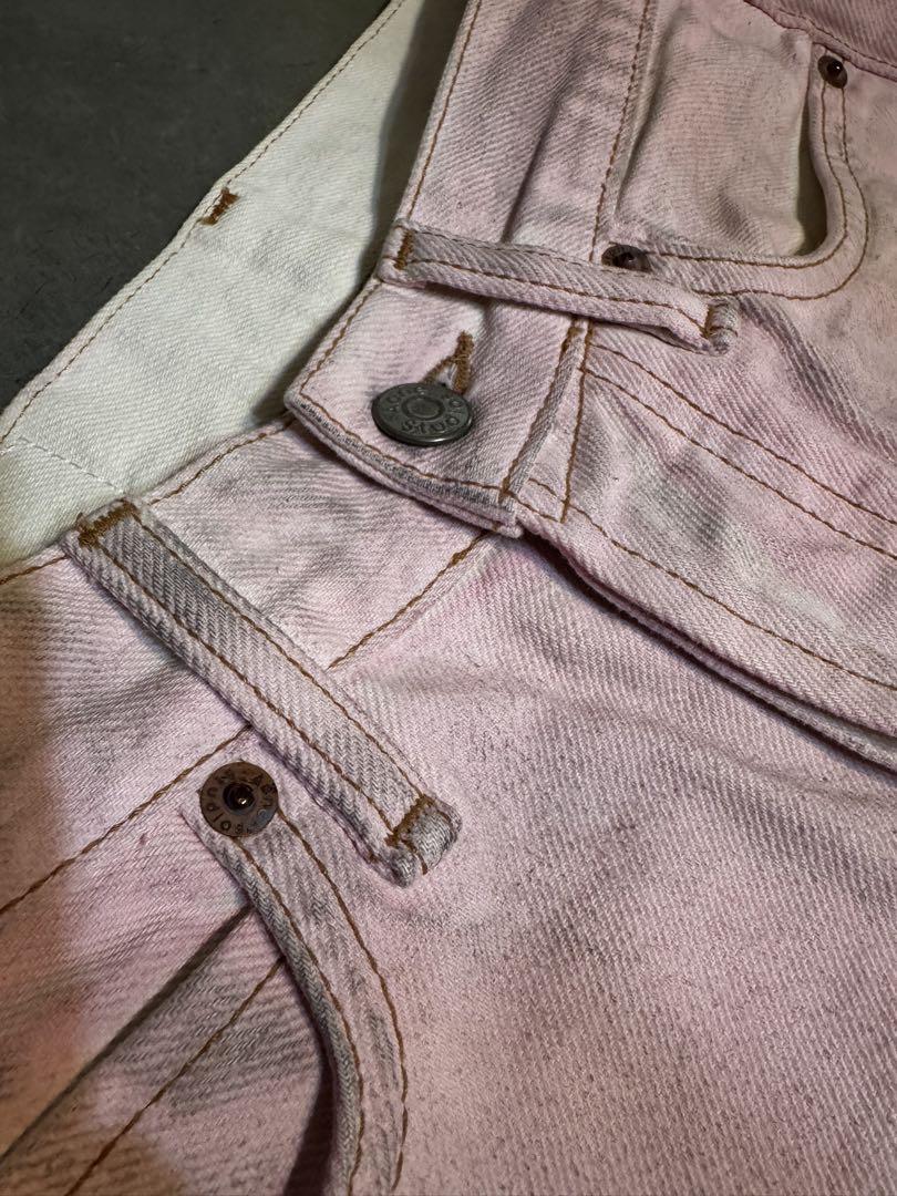 Acne Studios バギージーンズ 1981Fペールピンク32