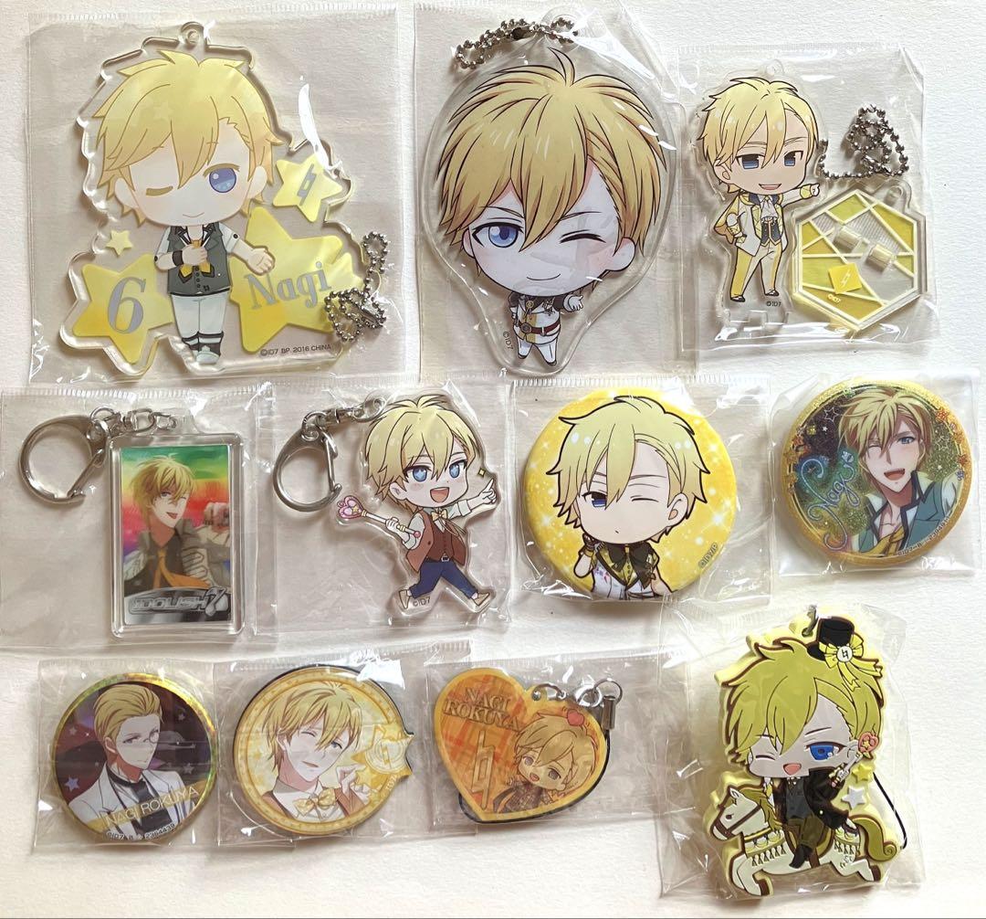 アイナナ 六弥ナギ 缶バッジ SUMMER アロハ 雑誌表紙柄 アイド