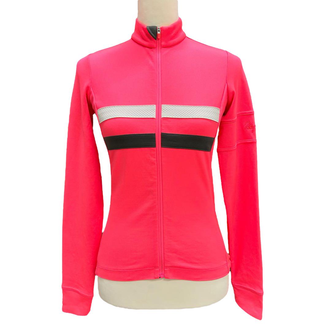 Rapha サイクルジャケット ピンク Rapha】ピンク ストレッチ サイクル ジャケット ジッパー 長袖