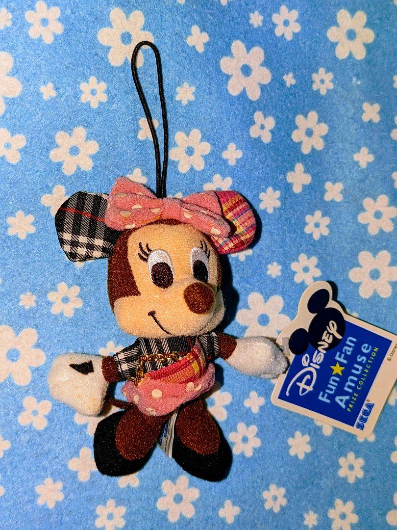 ♡美品♡ディズニー♡ミッキー＆ミニー♡ヌイグルミ紐付き