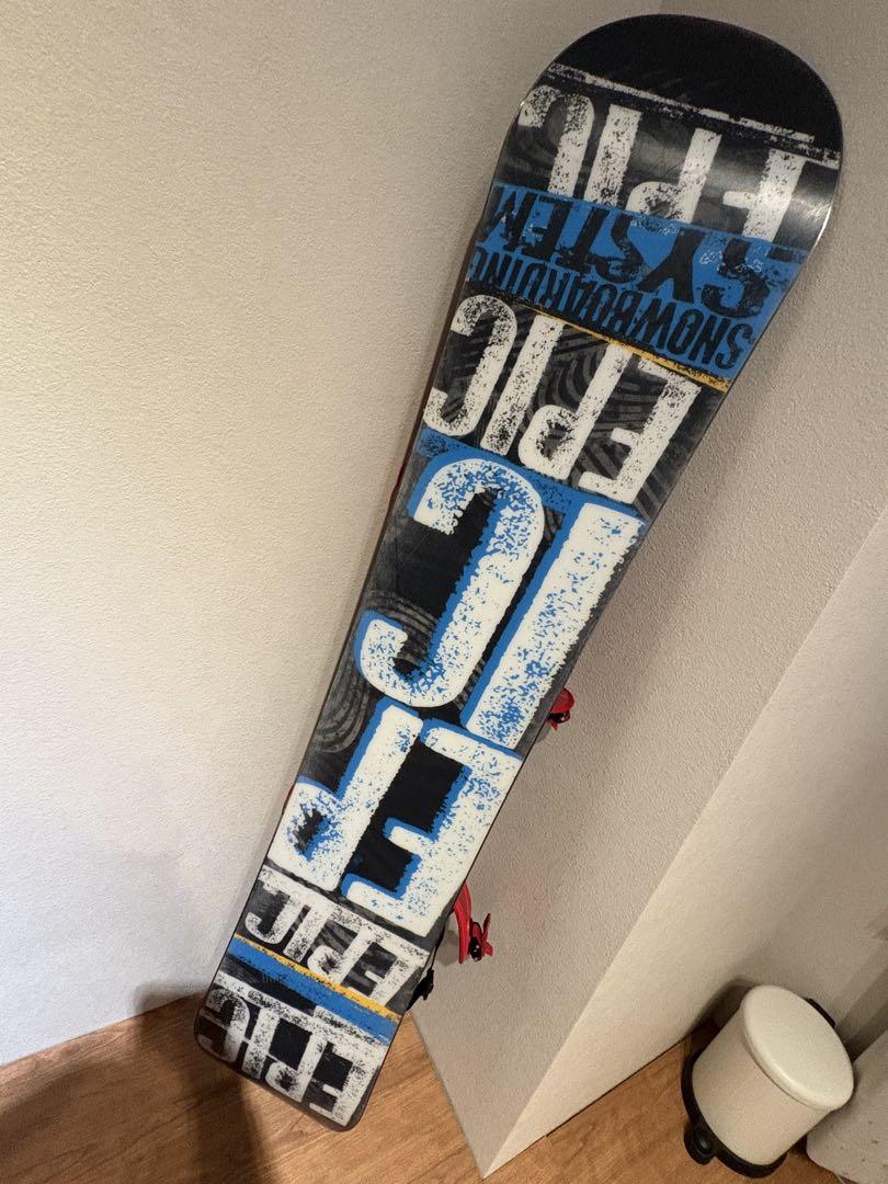 EPIC スノボー板+ビルディング(154cm M/L) バッグ付 EPIC スノボー板+ビルディング(154cm M/L) バッグ付