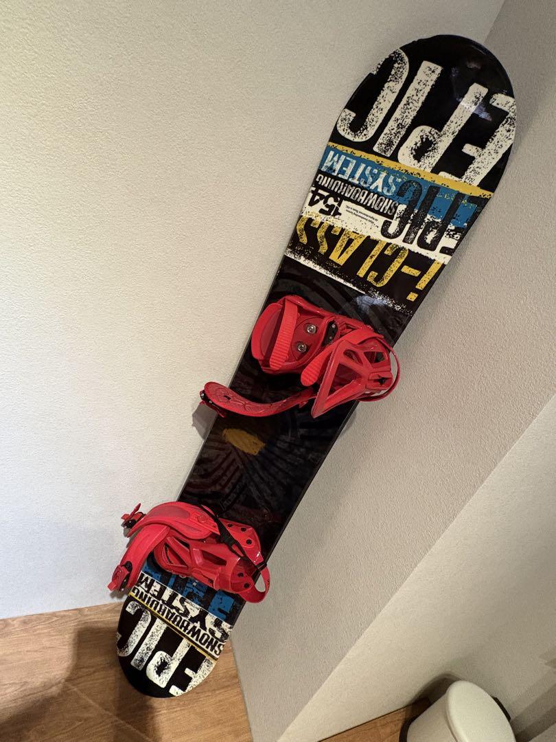 EPIC スノボー板+ビルディング(154cm M/L) バッグ付 EPIC スノボー板+ビルディング(154cm M/L) バッグ付