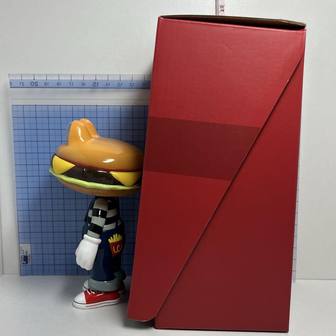 happiclass バーガーくん　箱付き　ハンバーガー　ソフビ　おもちゃ