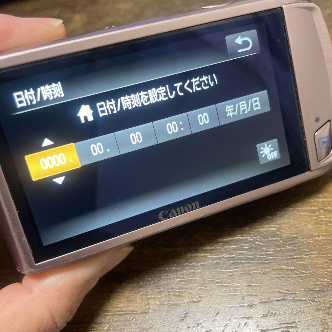 Canon IXY ピンク デジタルカメラ 本体と充電器