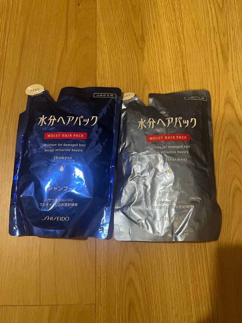 水分ヘアパック　シャンプー