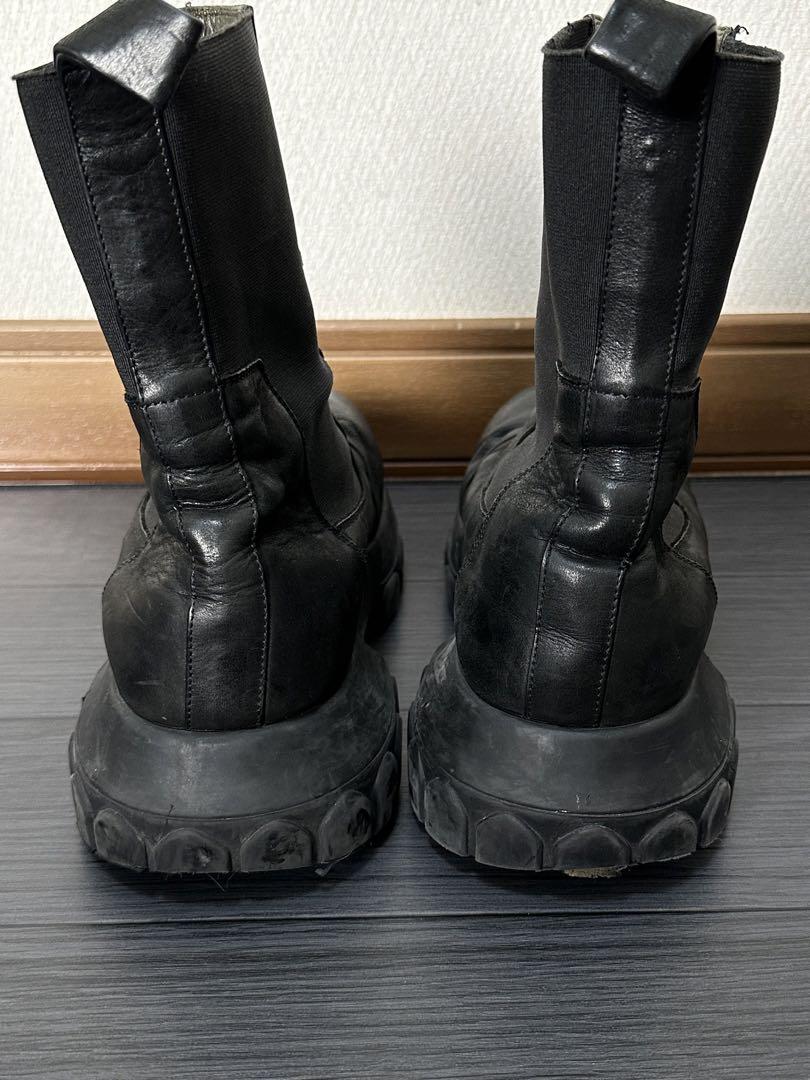 リックオウエンス 19FW レザーブーツ 厚底
