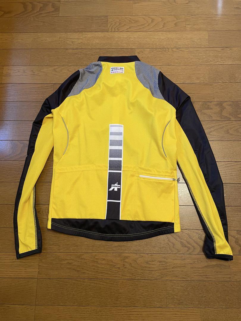 ASSOS 春夏秋用長袖サイクルジャケット Mサイズ イエロー/ブラック