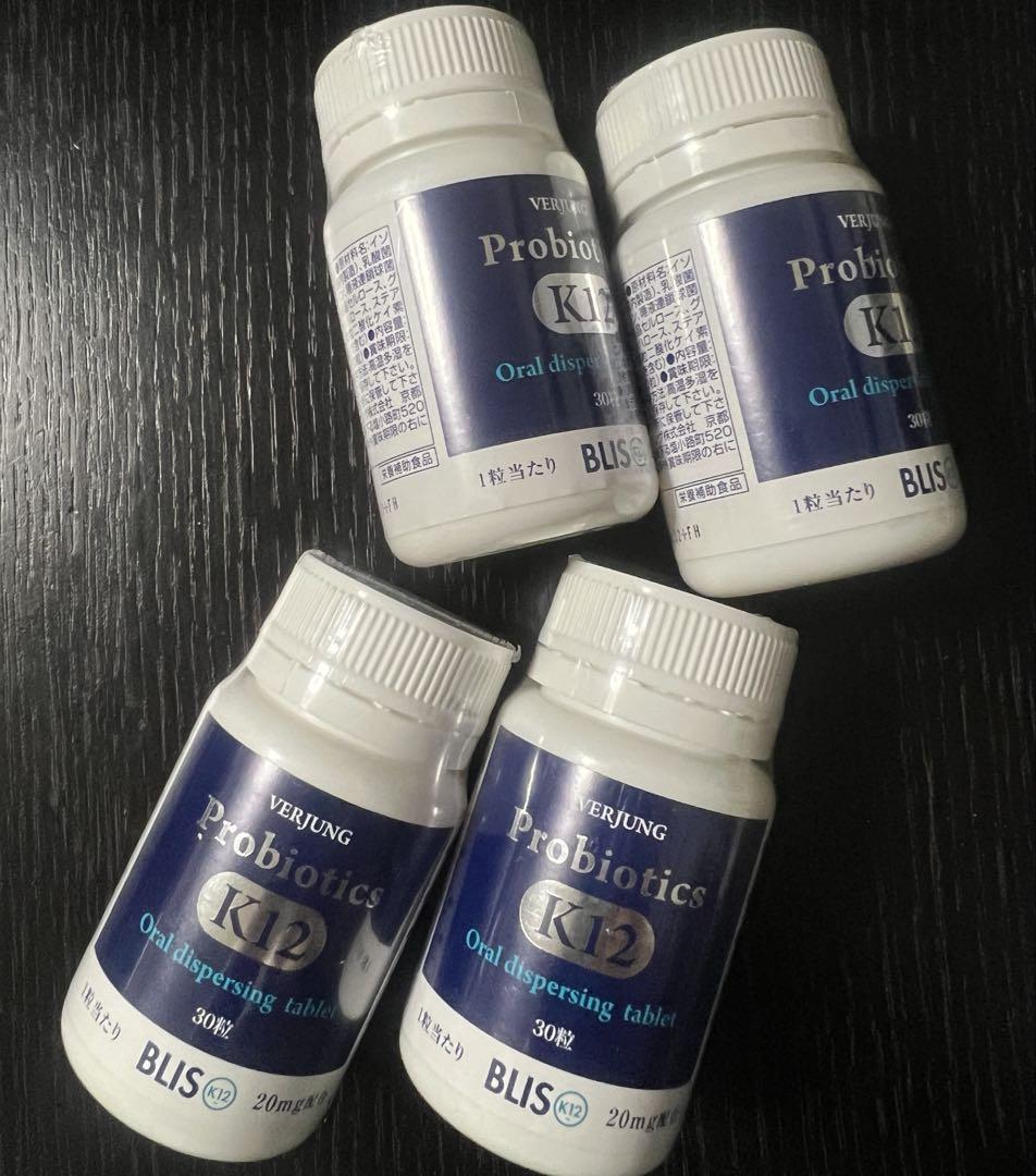 VERJUNG Probiotics K12 口腔用分散錠 30粒×4個
