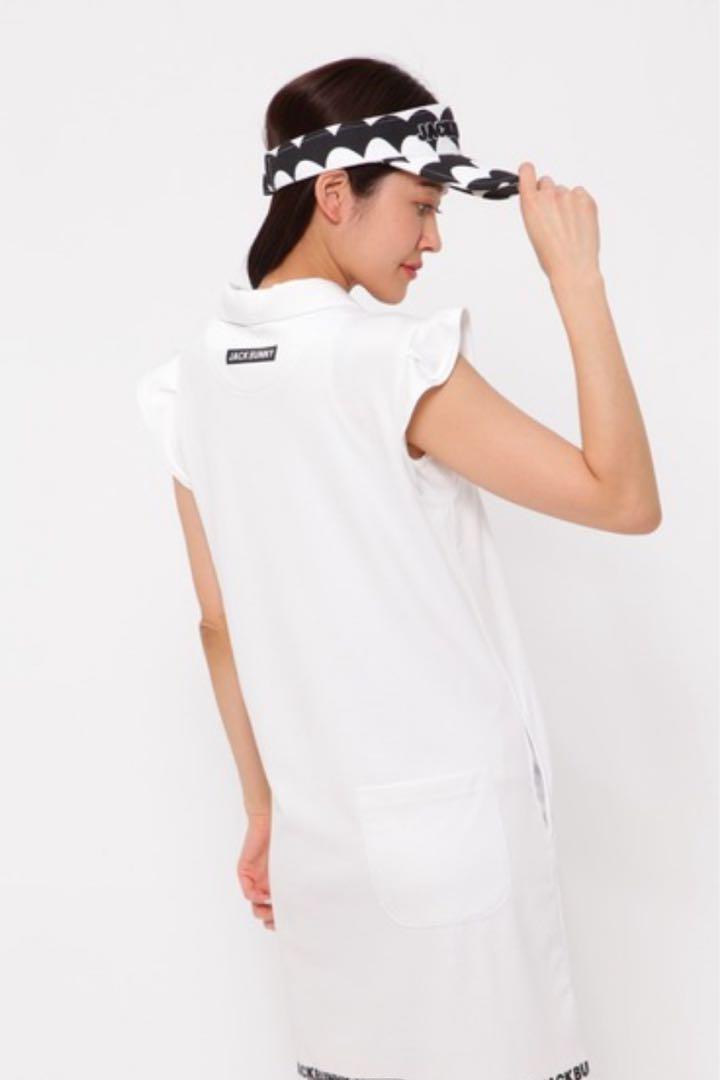 新品 ジャックバニー ワンピース フレンチスリーブ ホワイト