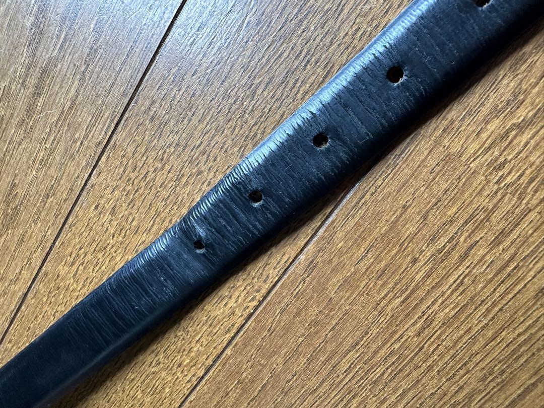 N.HOOLYWOOD(エヌ・ハリウッド) カウレザー ベルト 黒