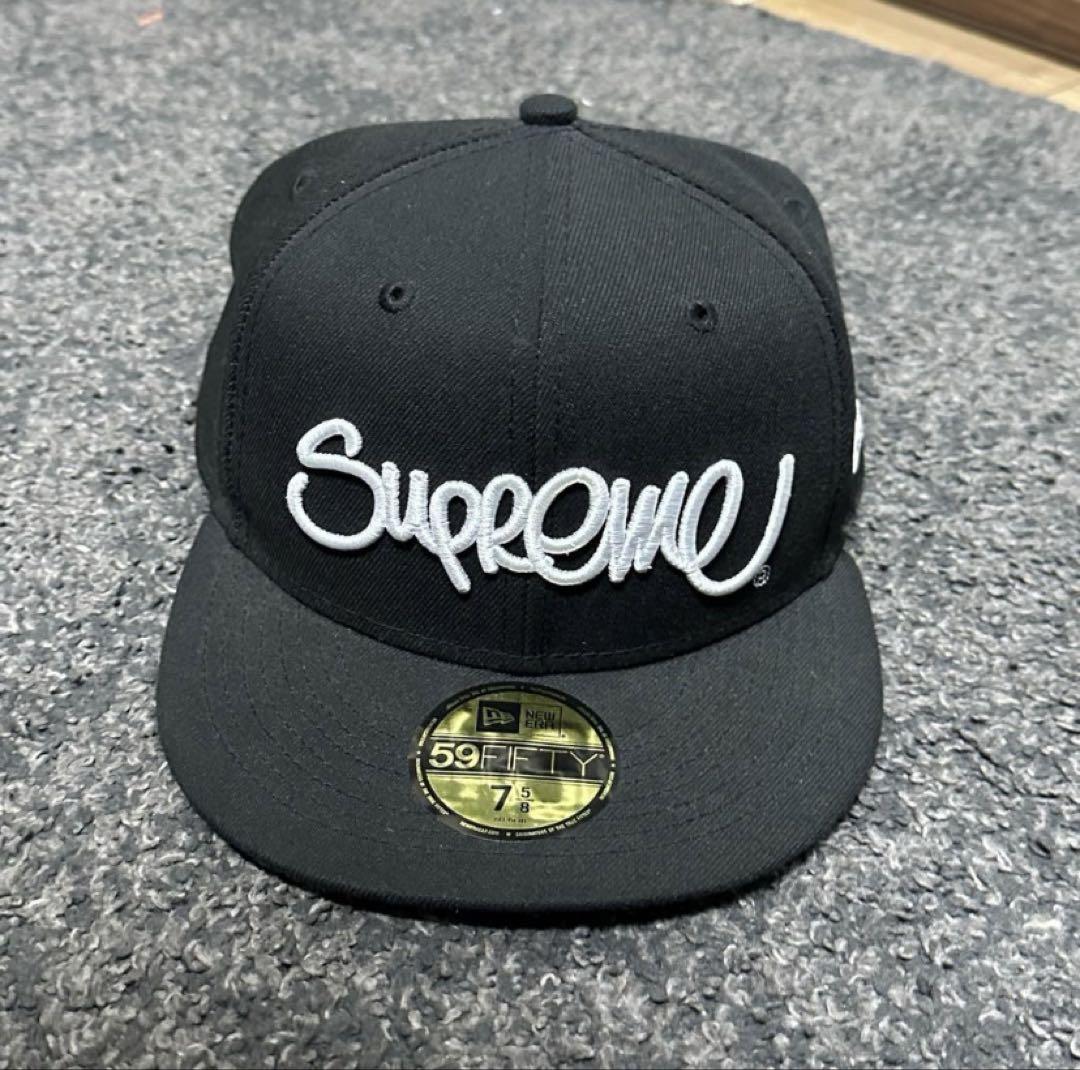 supreme キャップニューエラ handstyle 7 5/8
