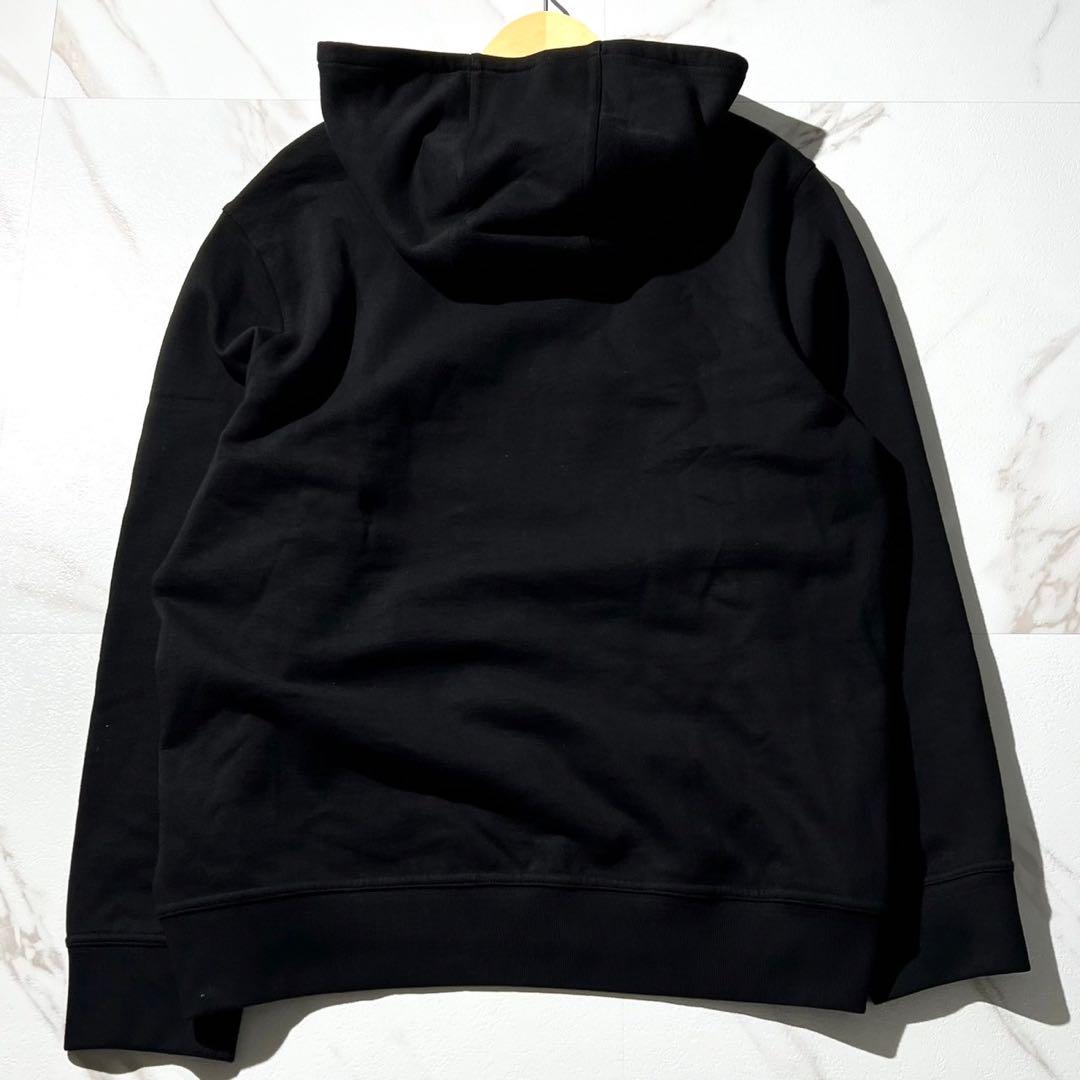 希少　HERMES エクスリブリス ドラゴン　パーカー　レザー　ブラック　XL