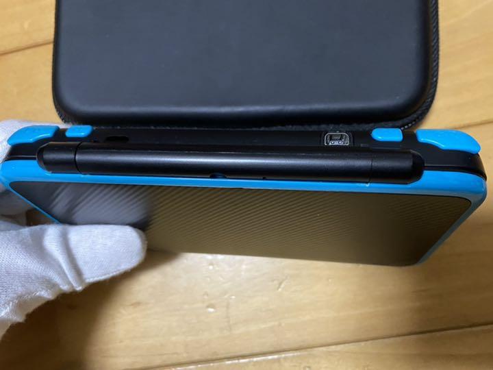 できません♮ 使用頻度少 Newニンテンドー2DSLL ブラック×ターコイズ r9RWF-m35247780883 美品 ✥サムスリタ