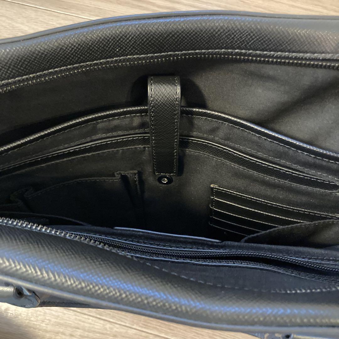 【美品】MICHAEL KORS ブラックビジネスバッグ