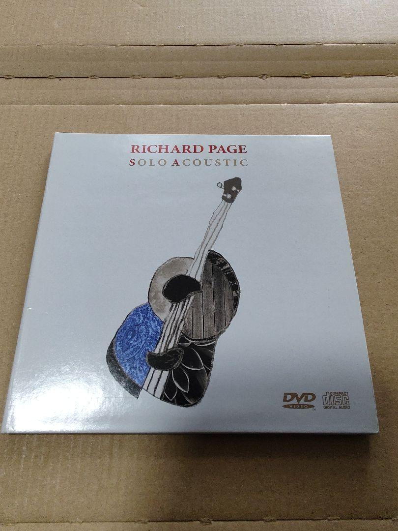 RICHARD PAGE / SOLO ACOUSTIC　CD+DVD 廃盤貴重