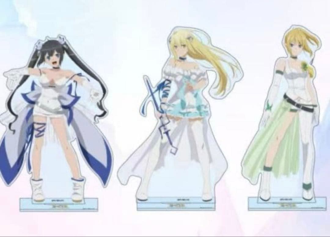 ダンまち 10周年記念 BIGアクリルスタンドセット アイズ リュー ヘスティア