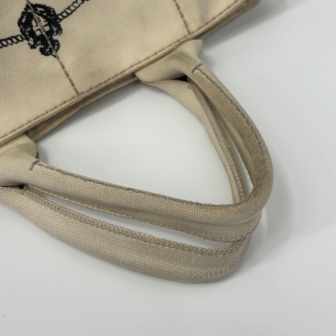 プラダ A4 白タグ トートバッグ ハンドバッグ 金枠ロゴ PRADA カナパ