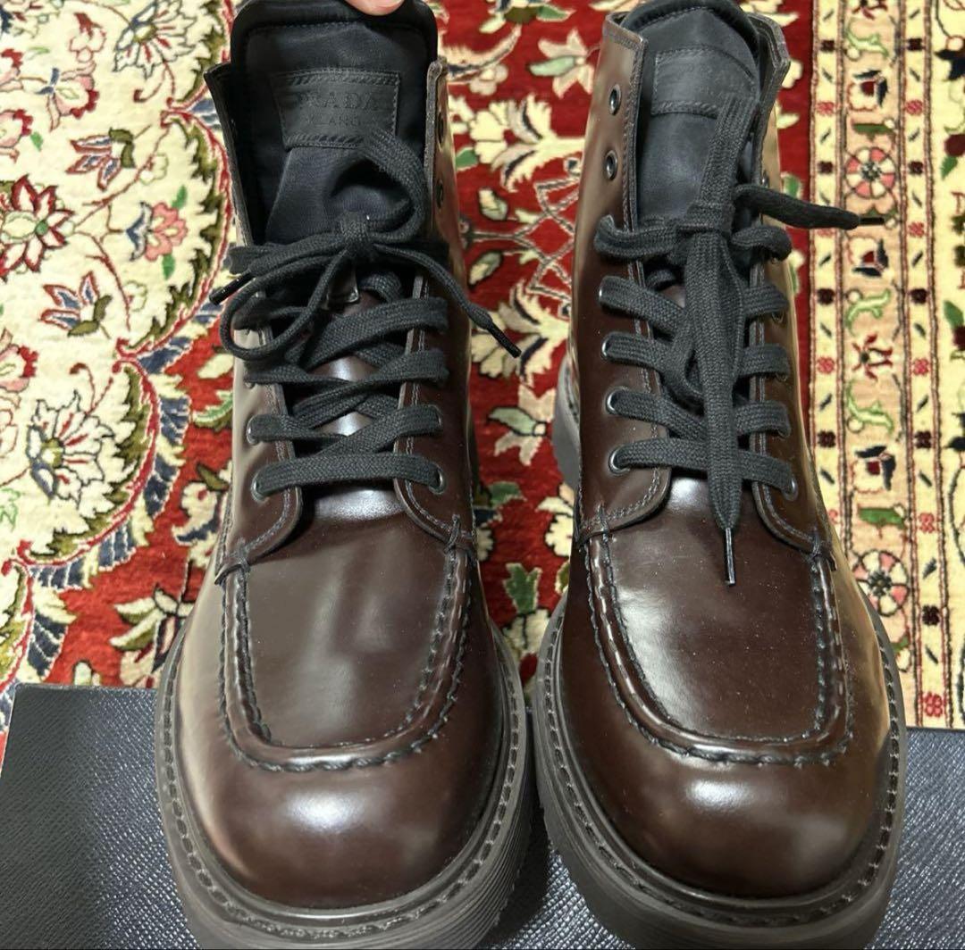 PRADA レザーブーツ