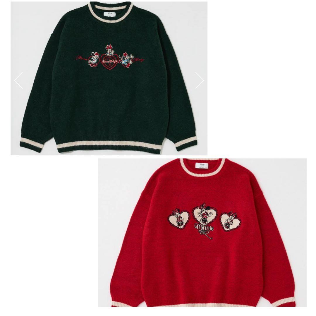 ミニー ニット moussy DisneyFREE SIZE・Disney SERIES CREATED by MOUSSY