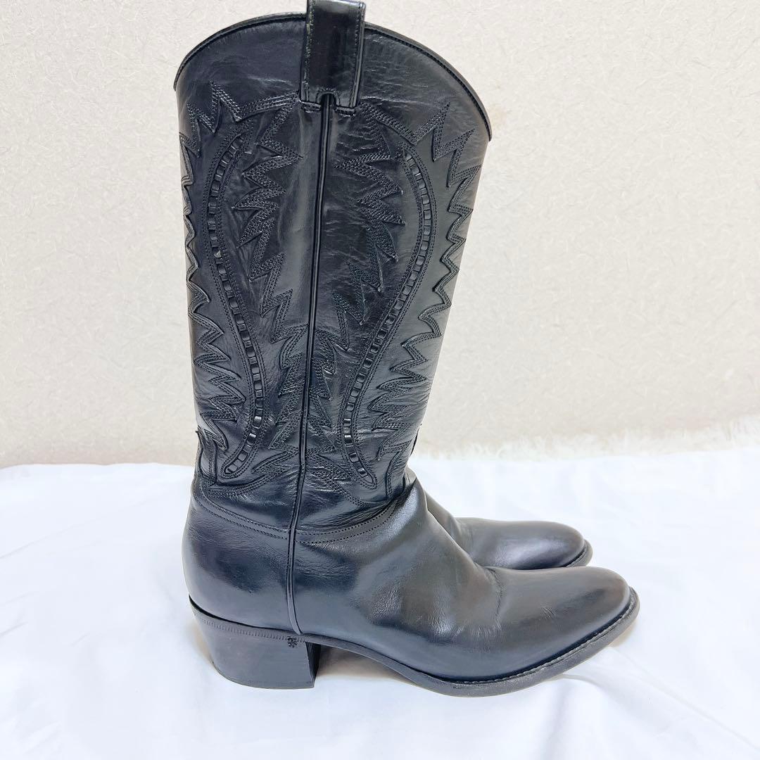 SARTORE サルトル ウエスタンブーツ ブラック 黒 レザー SARTORE サルトル ウエスタンブーツ ブラック 黒 レザー