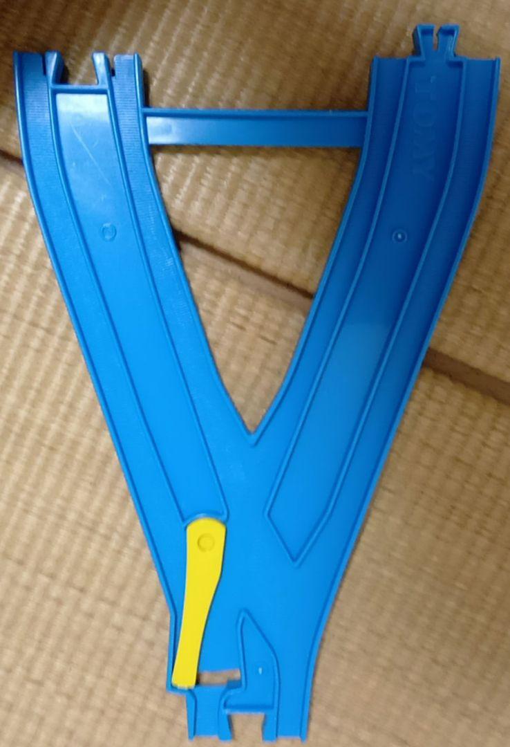 Y字ポイント分岐レール鉄道玩具