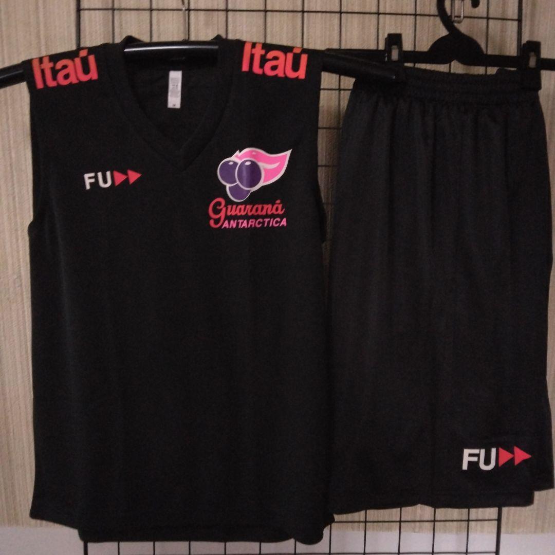 FUSPORTEノースリーブアンダーシャツ×2 ロングパンツ×1MブラックM