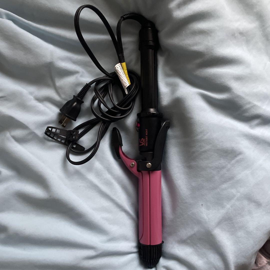 Vidal Sassoon ピンク カールアイロン