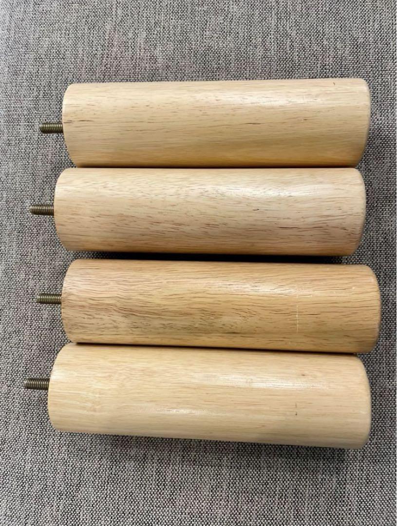 無印脚付マットレス用木製脚8本セット旧型20cmと12cm