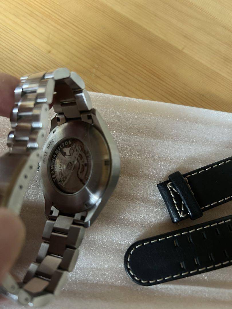 7/6AM迄　特価HAMILTON カーキエアレース42mm H76535731