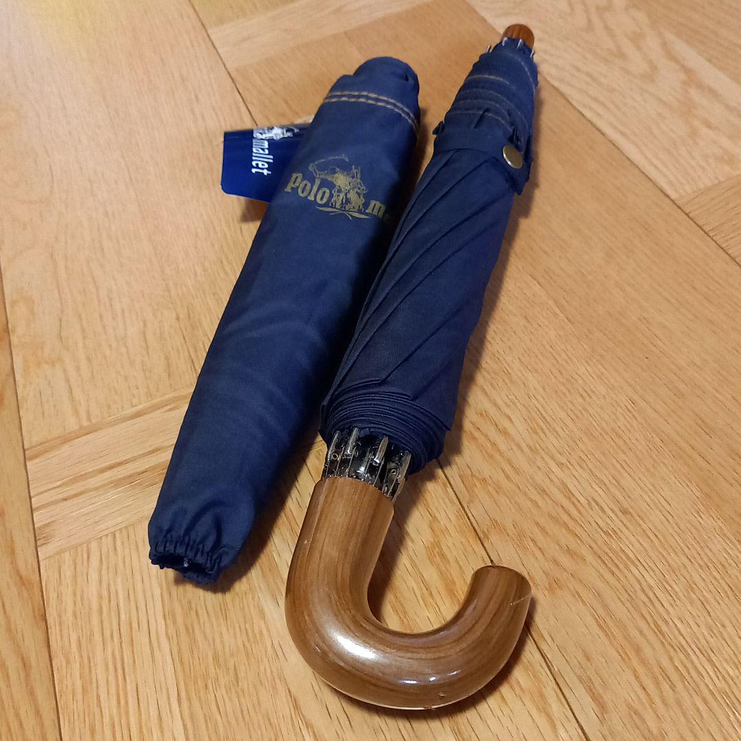 新品★未使用★タグ付き　POLO ポロ　傘　Polo mallet　折り畳み傘