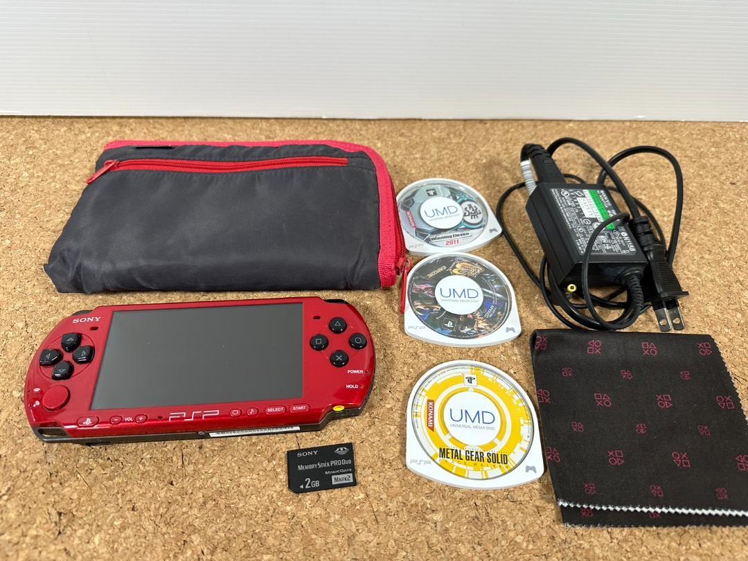PSP-3000 レッド/ブラック PSPJ-30026