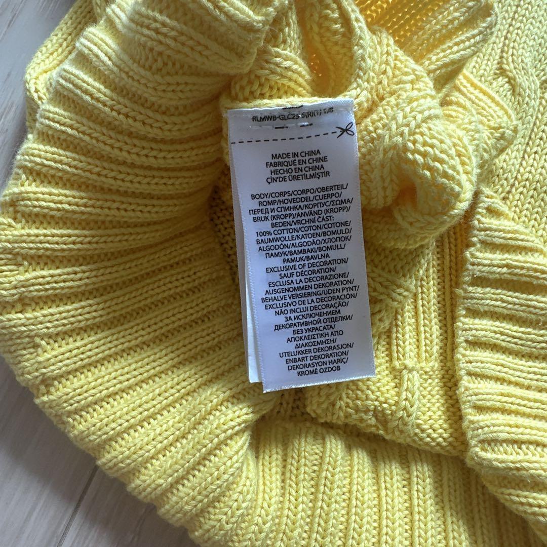 Z*y様 POLO RALPH LAUREN イエロー 半袖ニット M 中古・古着通販】POLO RALPH LAUREN (ポロ・ラルフローレン