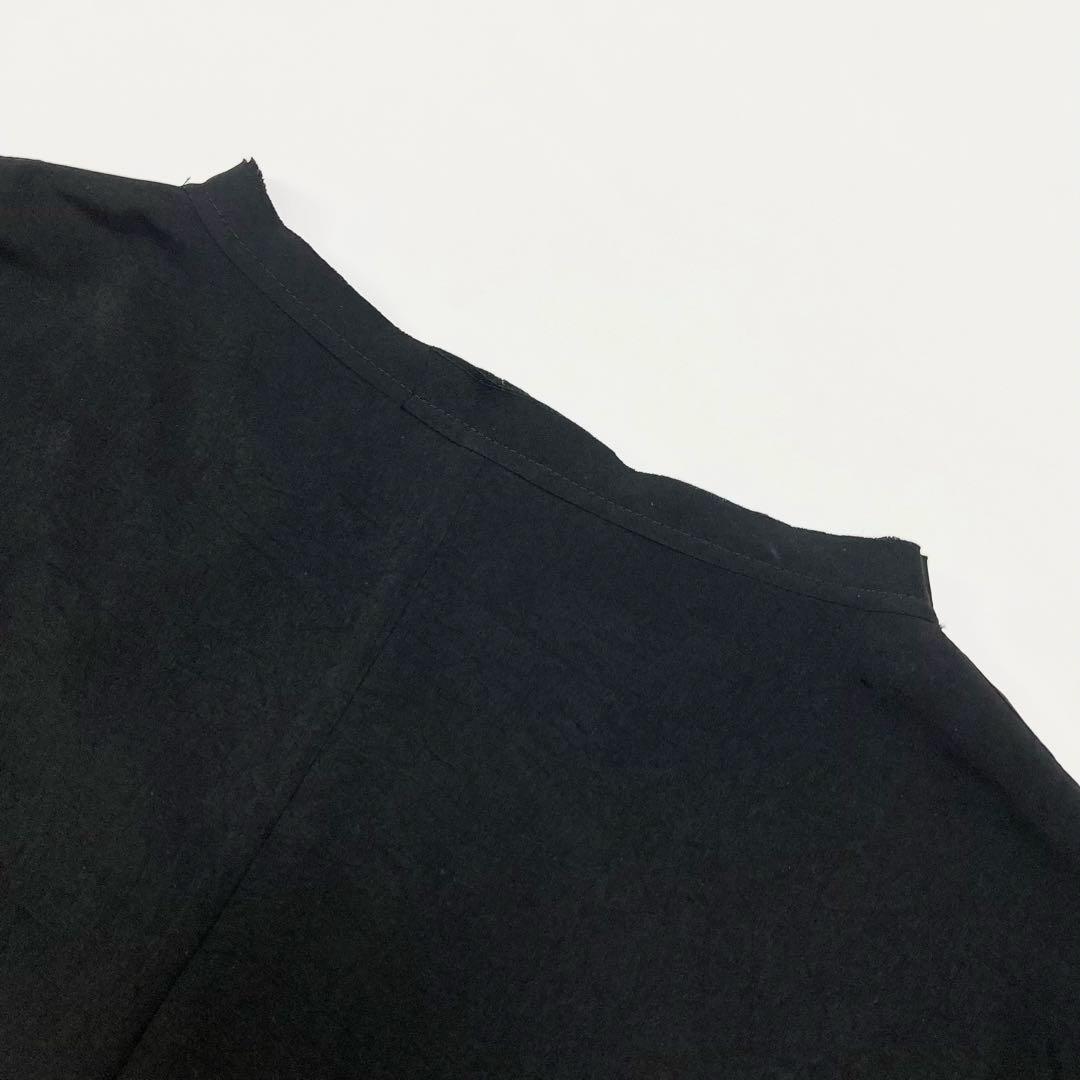 Y's 23PRE COLLARLESS A-LINE DRESS 黒3