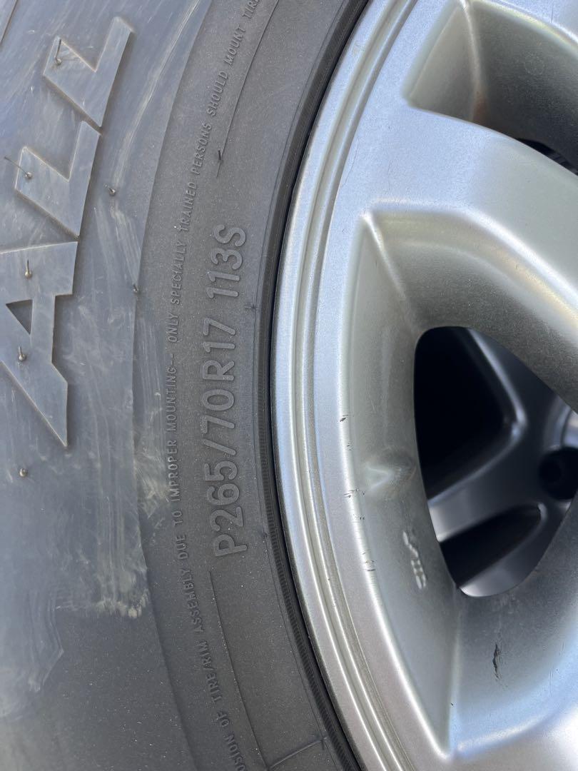 nitto trail grappler オールテレイン 17インチ タイヤのみ