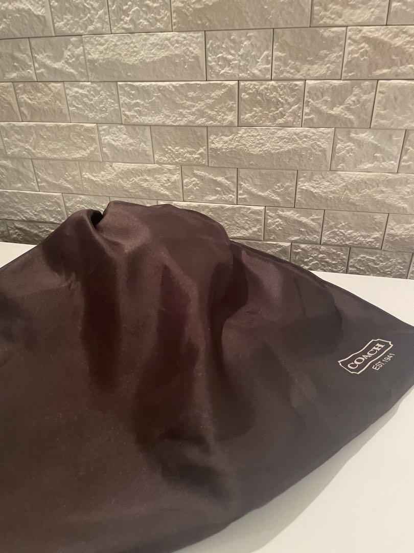 未使用COACH バケットハット ブラウン/ベージュ　専用袋付き　サイズ P/S