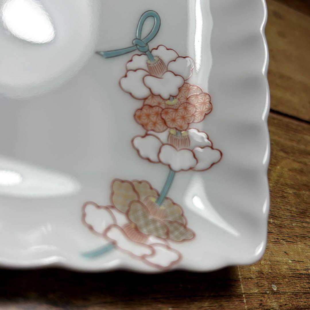 有田焼　深川製磁　紅白　花結び 陶器食器セット 有田焼 深川製磁 紅白花結び 小皿揃 | 佐賀県有田町 | ふるさと