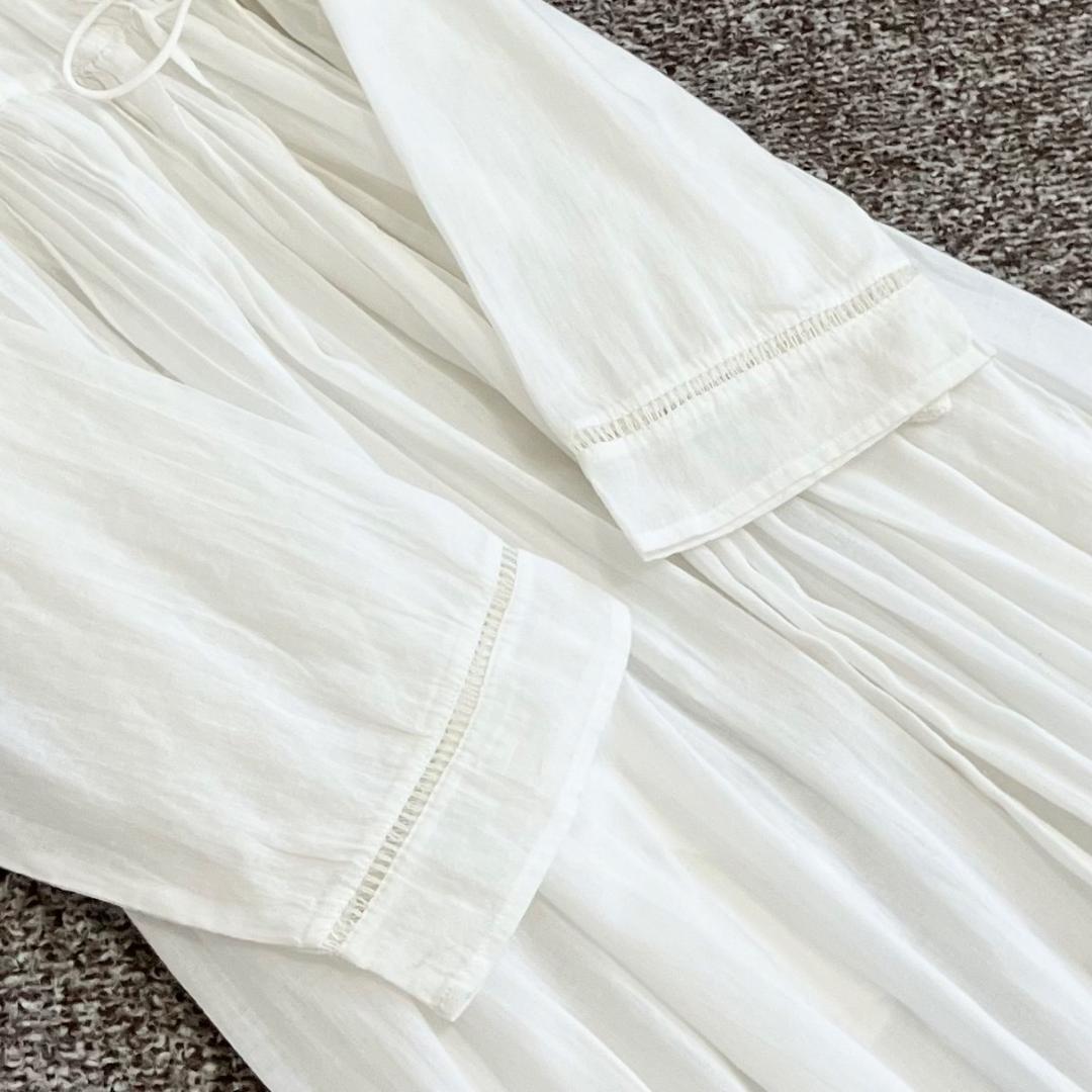 Cotton Voile Lace Gown | Pasand by ne Quittez pas | パサン
